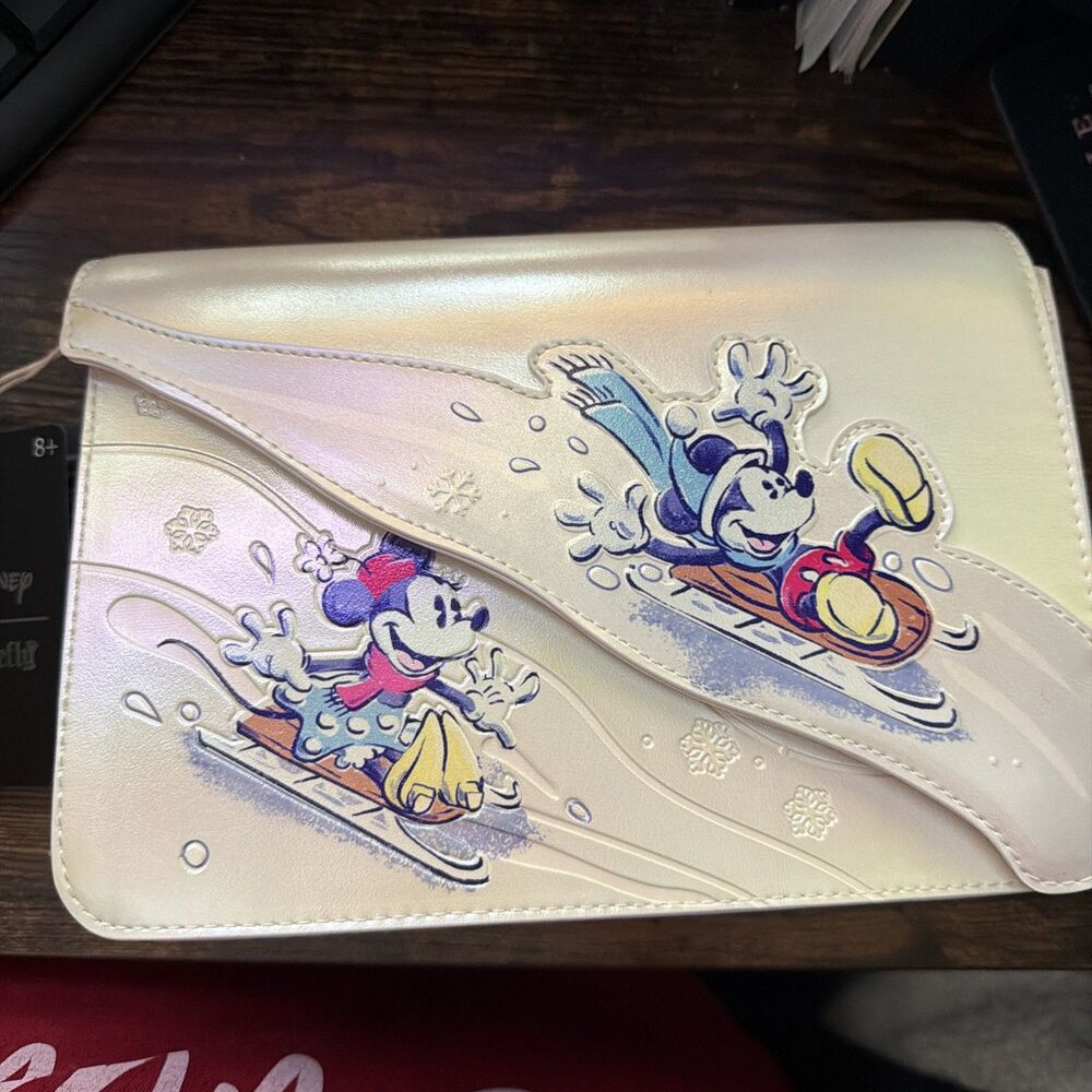 Loungefly Disney Mickey And Friends Winter Wonderland Crossbody Bag